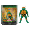 Super7 ULTIMATES! Teenage Mutant Ninja Turtles Michelangelo - 7 TMNT Action Figure with Accessories Classic Cartoon Collectibles and Retro Toys
