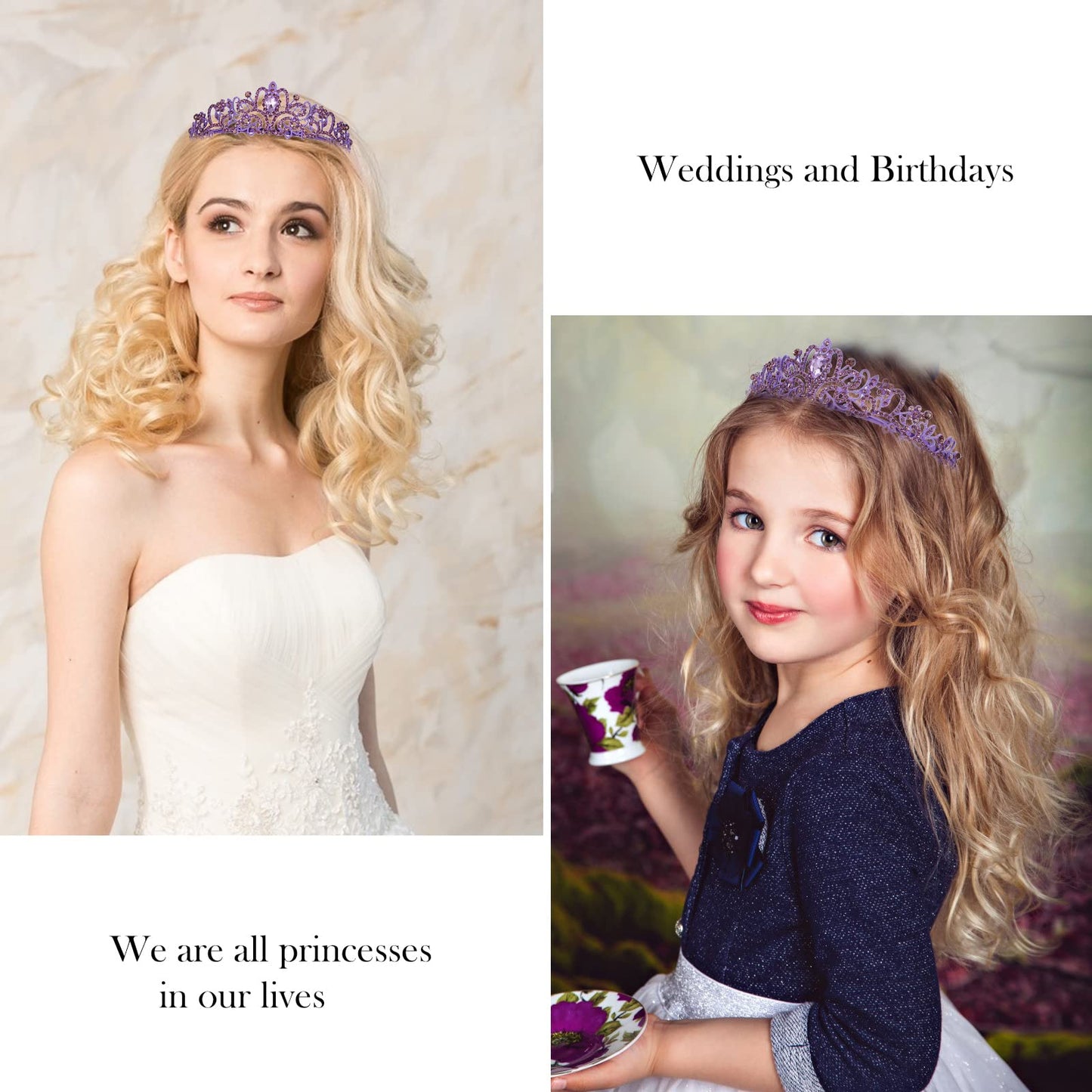 Birthday Girl Violets Crown, Birthday Sash For Girls, Tiaras For Girls, Princess Crown Tiara, Birthday Gifts For Girls, Happy Bi