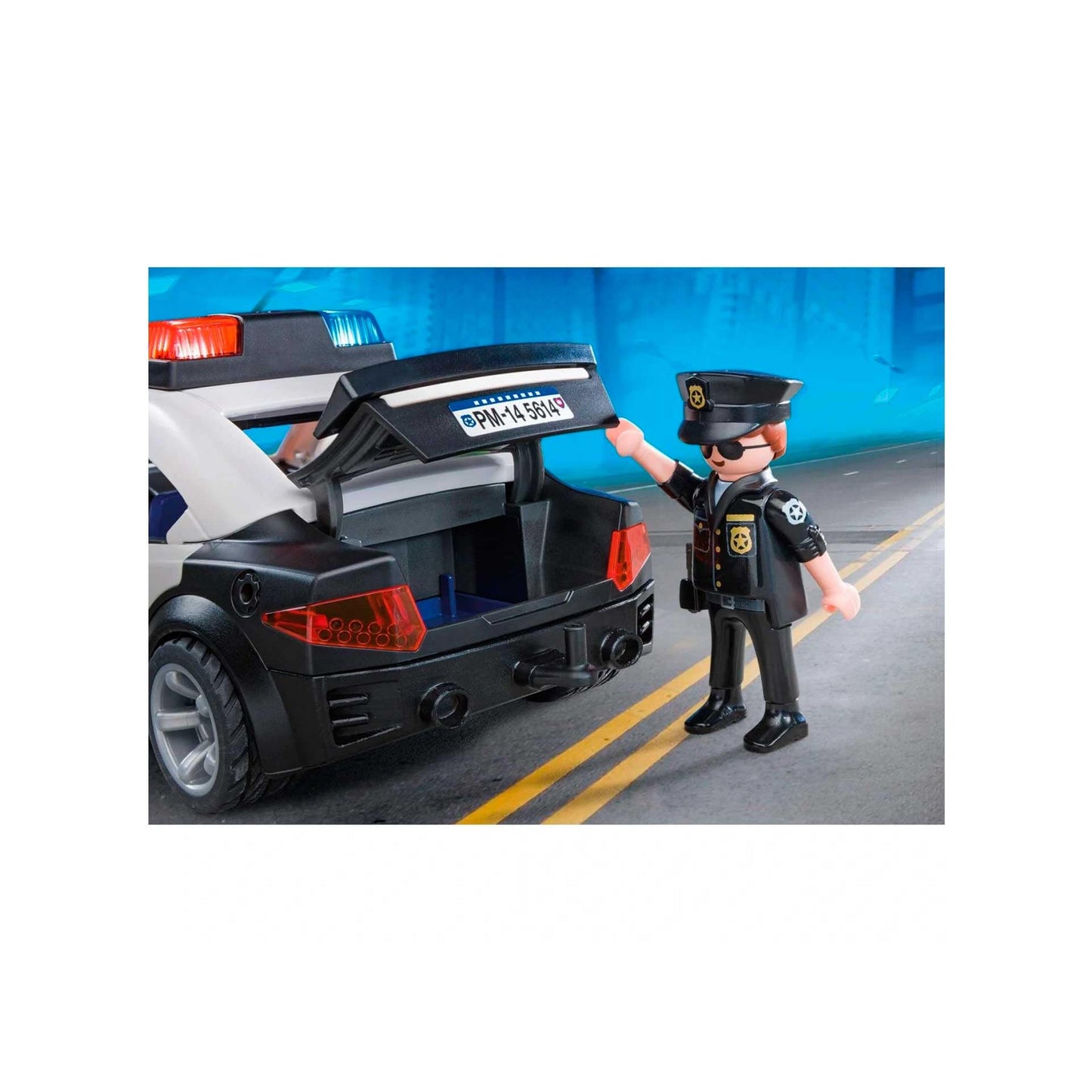 Playmobil Police Cruiser Playset - Multicolor - Model 5673 - Durable Plastic Toy