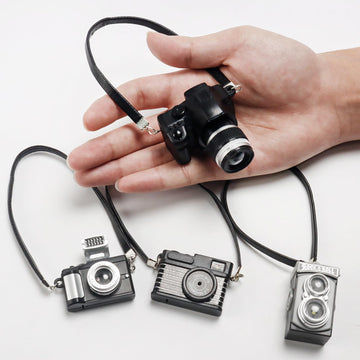 4 Pcs Miniature Camera 1:4 Scale Mini Slr Camera Prop Mini Camera Ornament Vintage Camera Model Digital Slr Camera Mini Decoration Accessories Photography Props