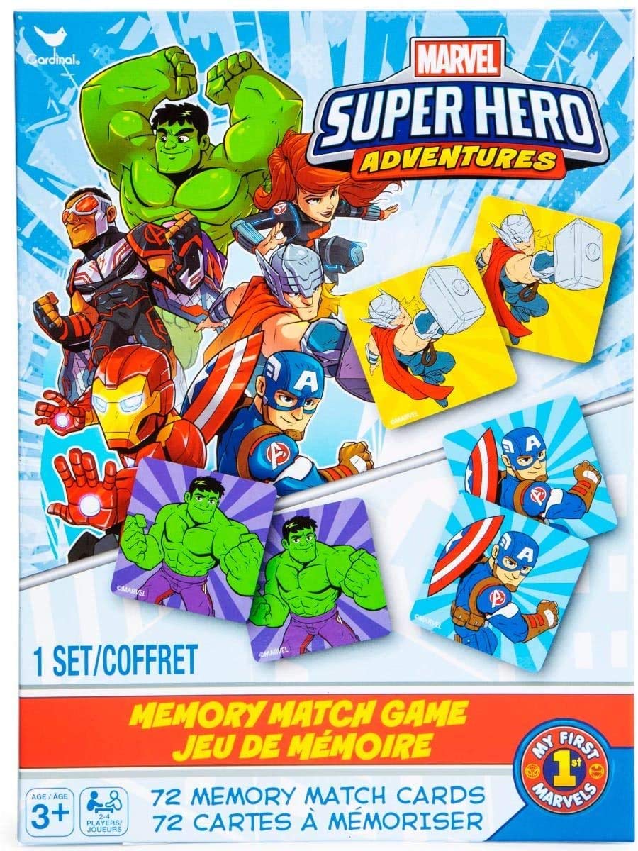 Cardinal Marvel Super Hero Adventures Memory Match Game