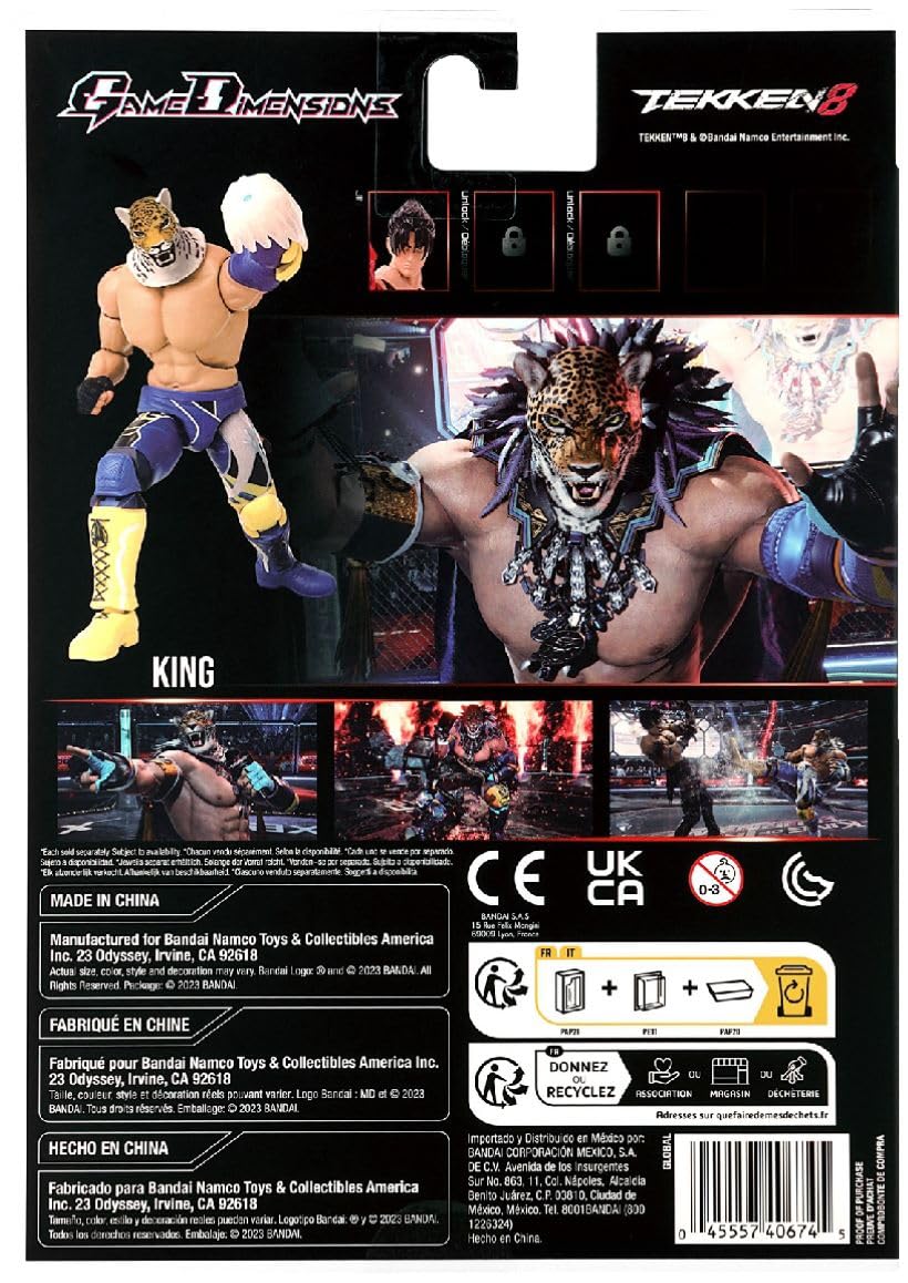 Game Dimensions - Tekken - King Action Figure