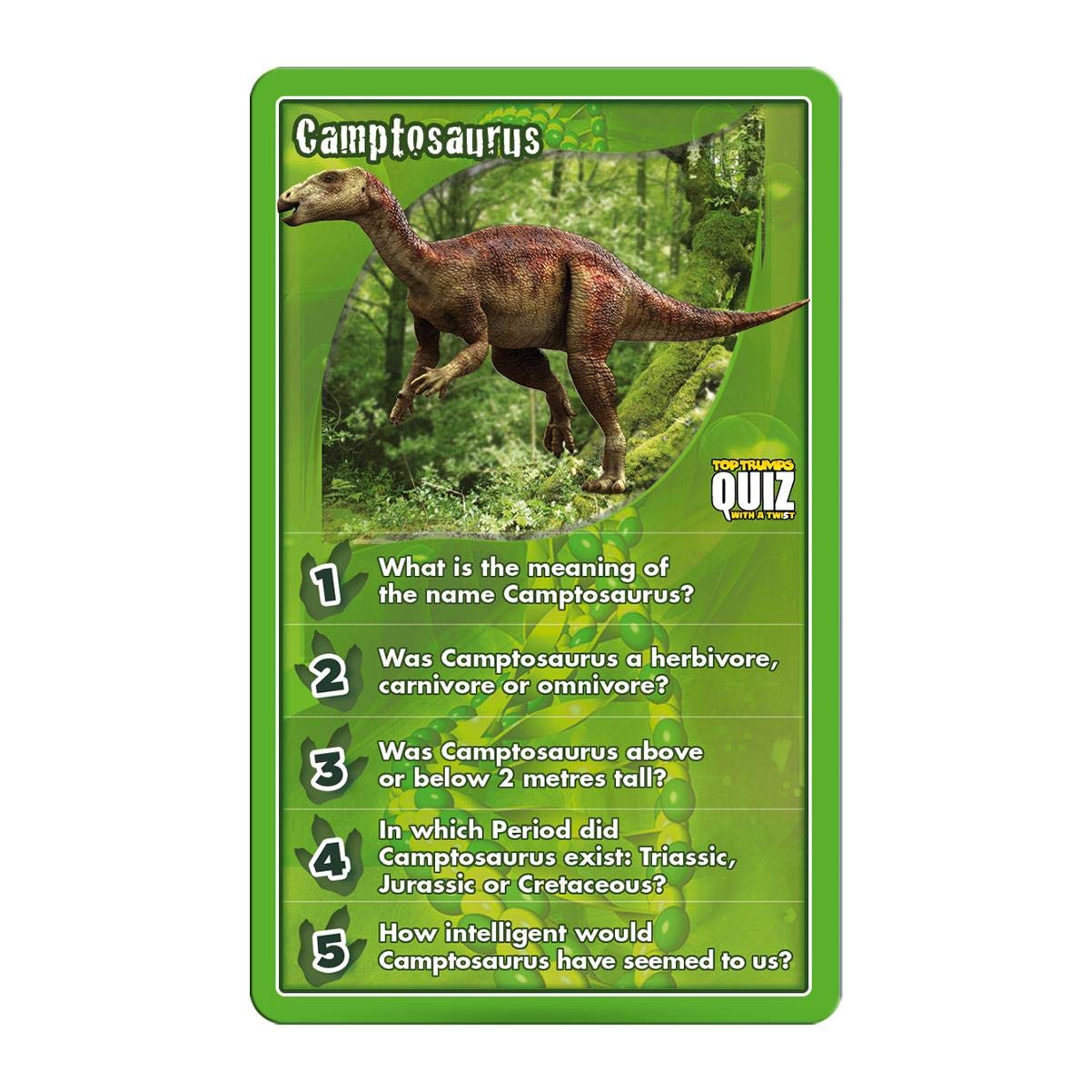 Dinosaurs Top Trumps Quiz Card Game | 500 Questions