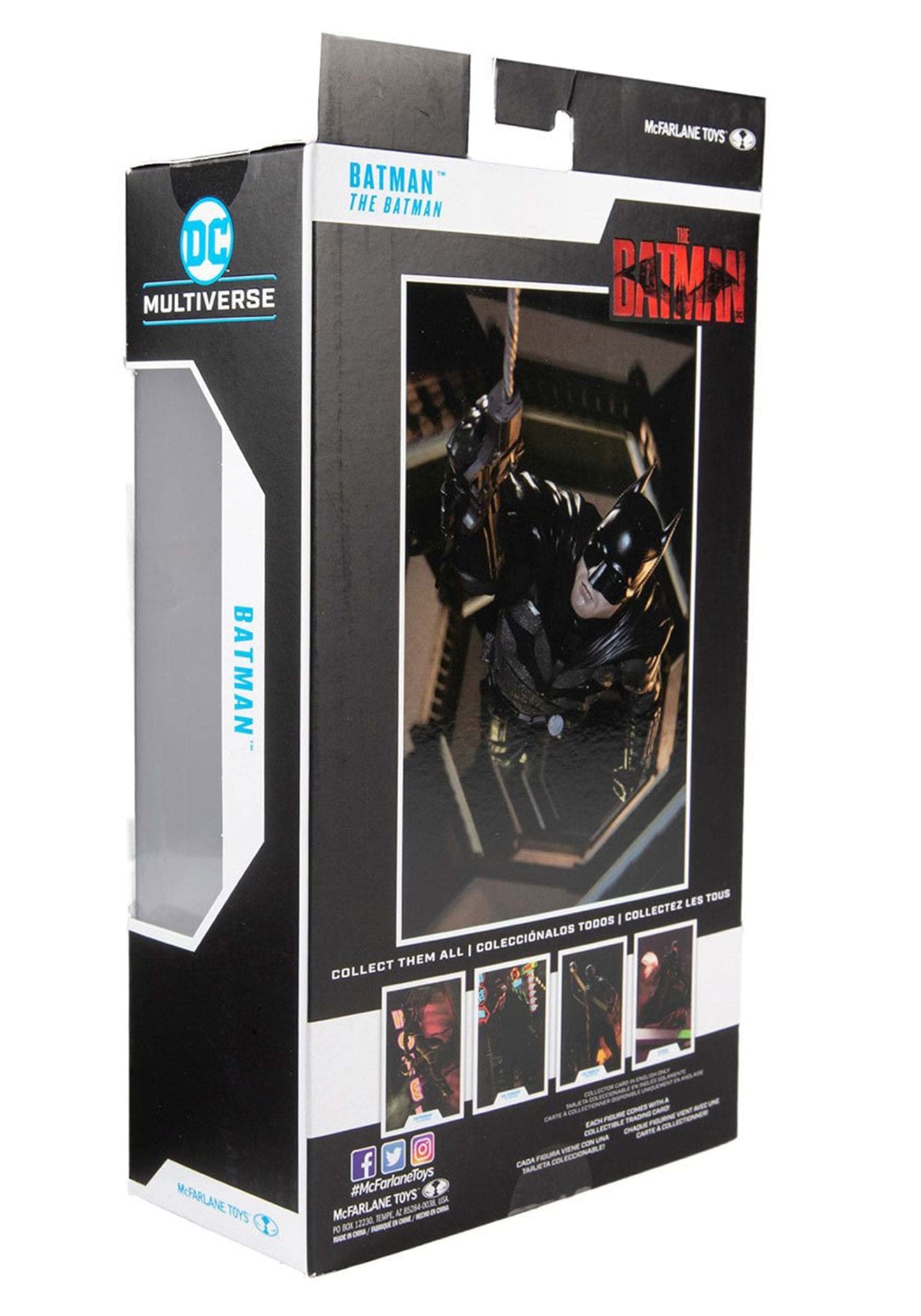 McFarlane Toys DC Batman: The Batman 7" Action Figure, Multicolor, Plastic, Model 15076, Includes Accessories