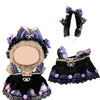 Handcrafted Crochet Clothes Set for 17cm Labubu Doll 2-Piece Knitted Outfit with Accessories