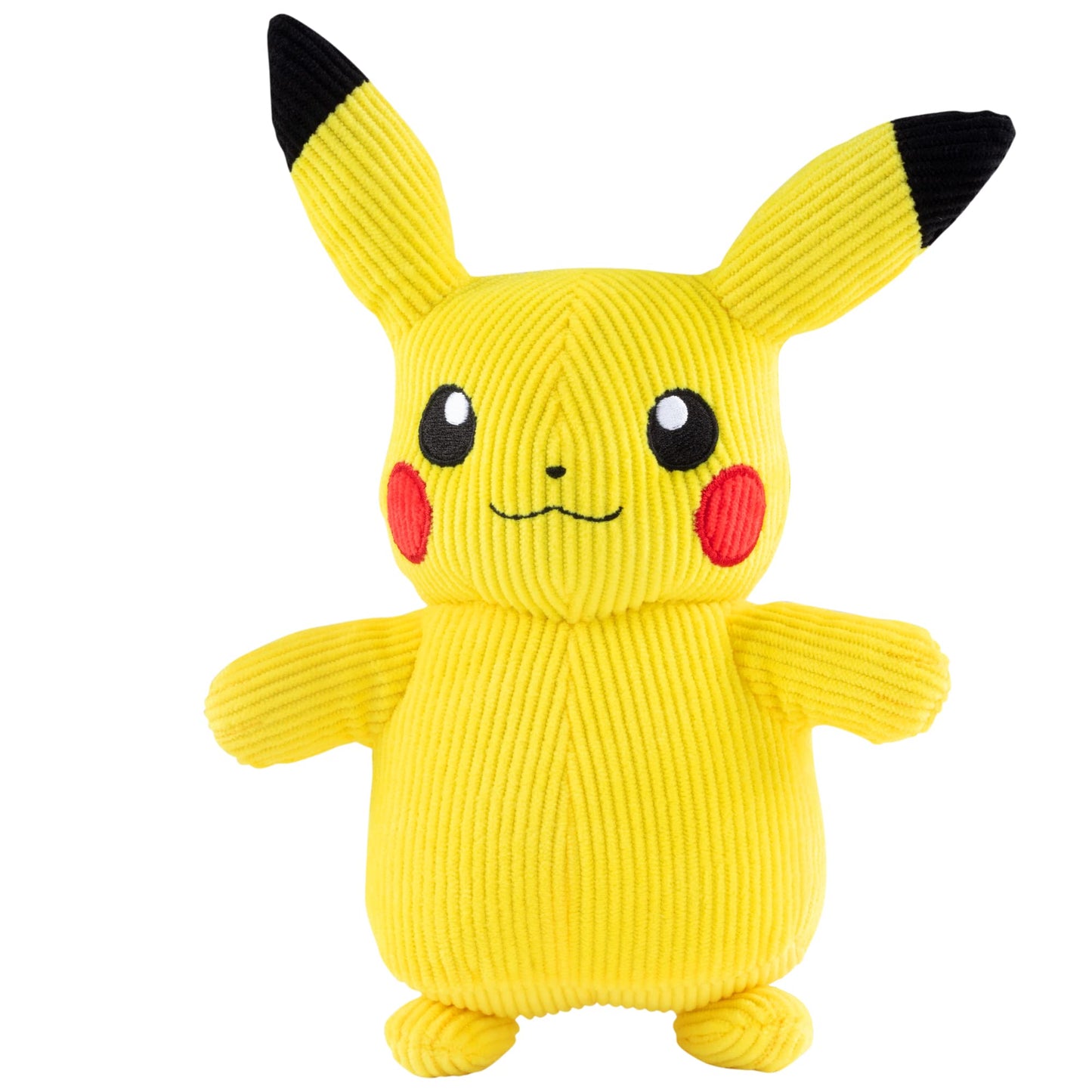 Pokémon 8' Pikachu Corduroy Fabric Plush - Officially Licensed - Quality Authentic & Soft Corduroy Stuffed Animal Toy - Limited Edition - Great Gift For Kids, Boys, Girls & Fans Of Pokemon