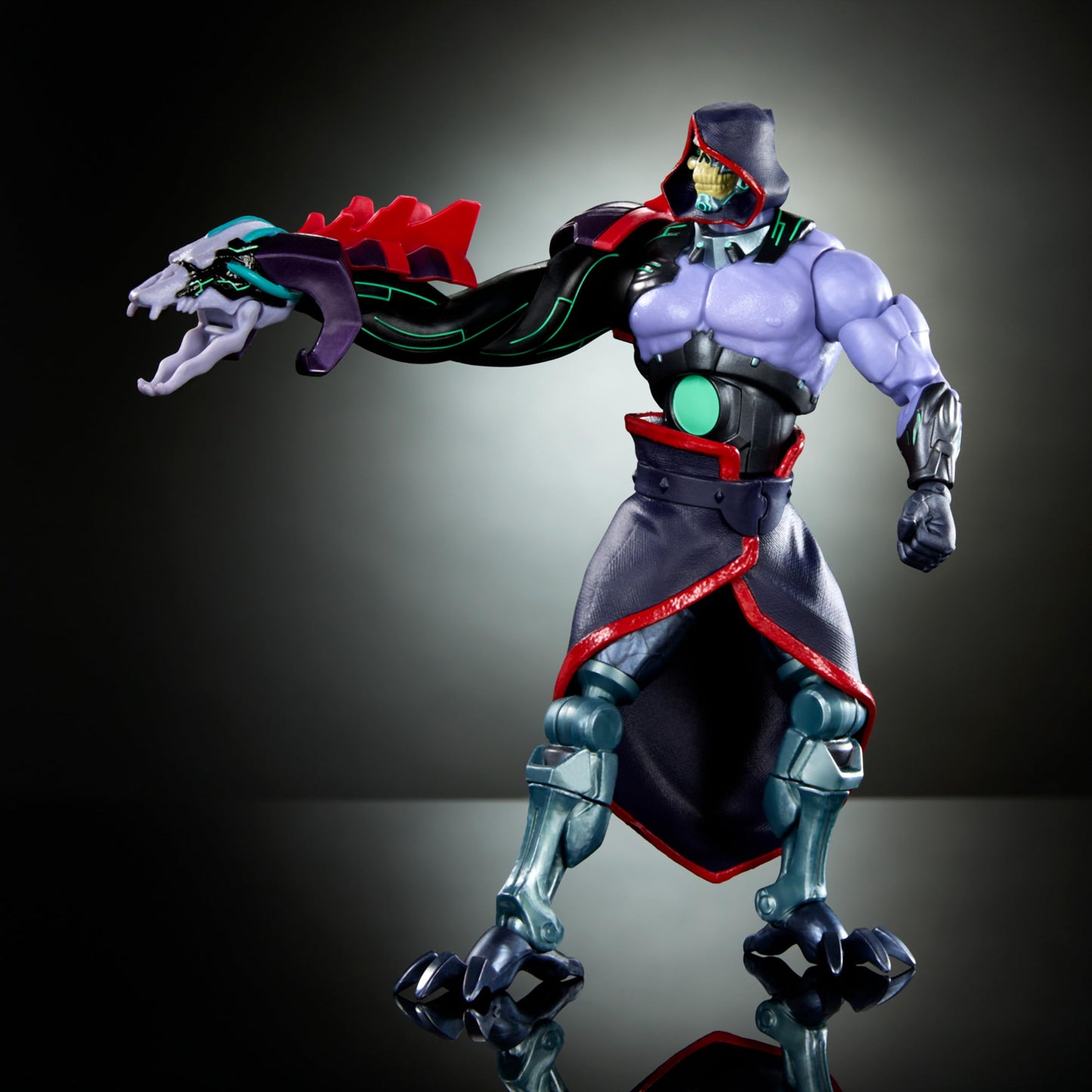 Masters Of The Universe: Revolution Masterverse Action Figure & Accessories, Skeletor Deluxe Motu Collectible With 30 Articulations, 7-Inch