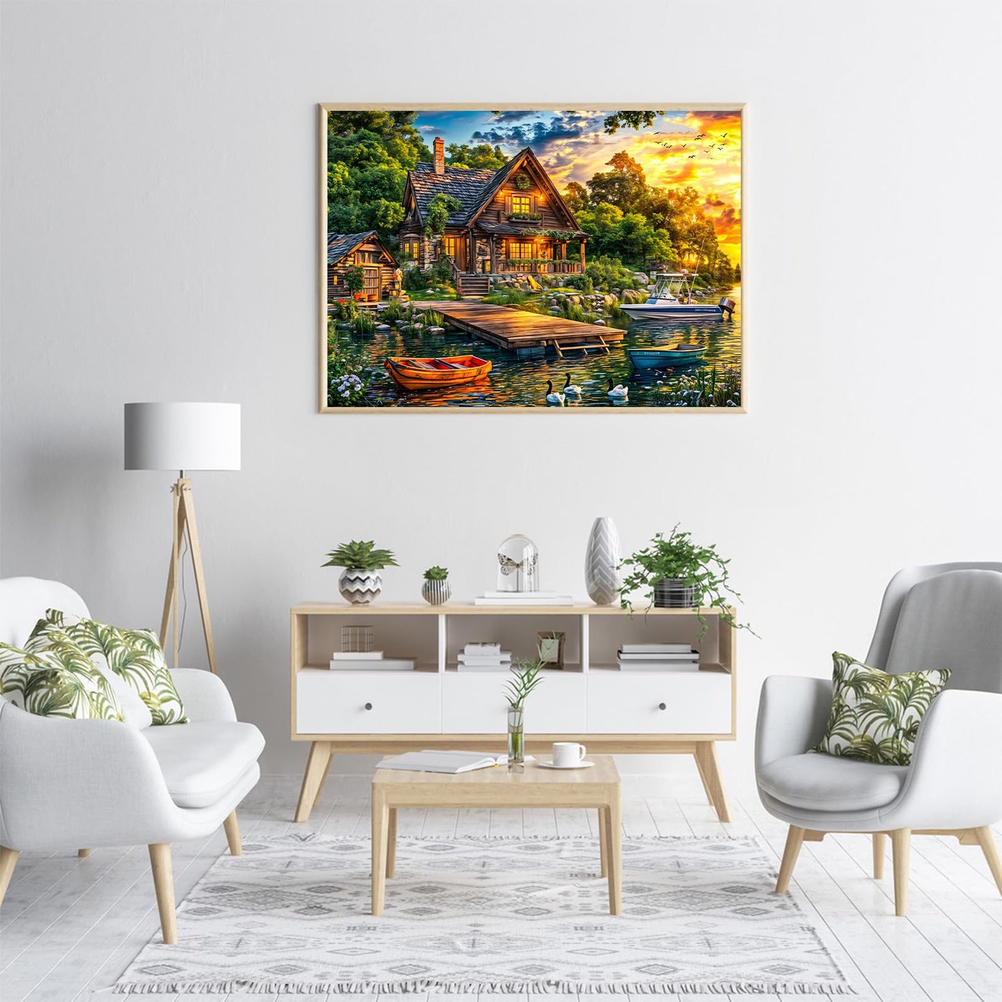 Tangcomplete - Holiday Cottages Puzzles For Adults 1000 Pieces, Jigsaw Puzzles For Adults 1000 Piece, Challenging Game Toys, Imp