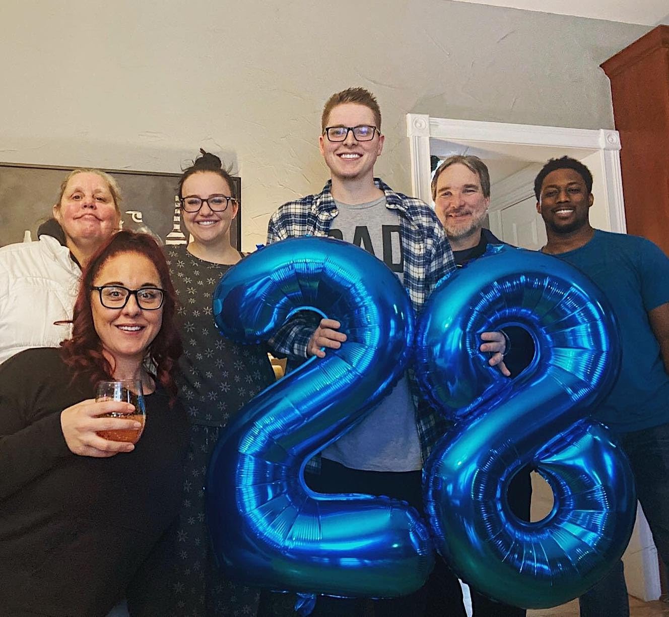 30 Balloon Number, Metallic Blue Number 30Th Birthday Balloons 40 Inch, 30 Years Old Metallic Blue Birthday Decorations For Men