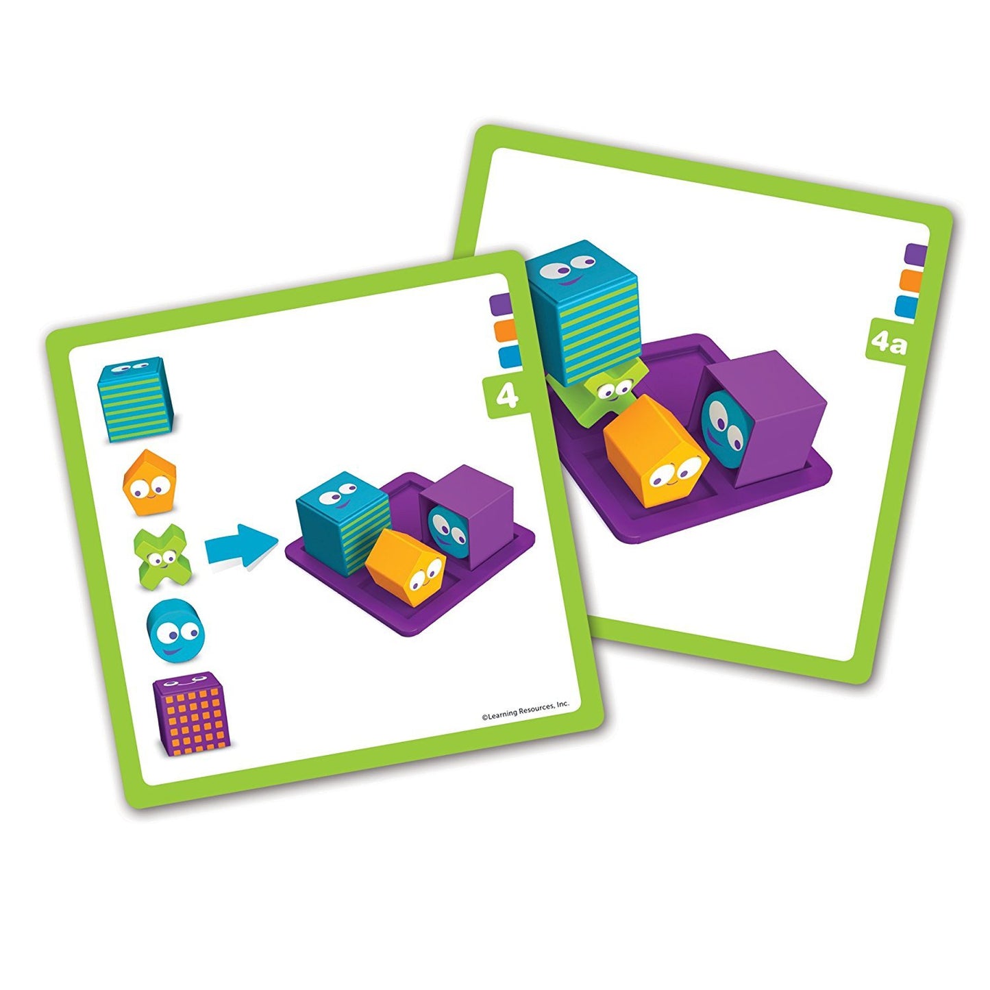 Learning Resources Mental Blox Jr. Early Logic Game - 8 Pieces, Ages 4+ Educational Games For Kids, Brain Teaser Games And Puzzl
