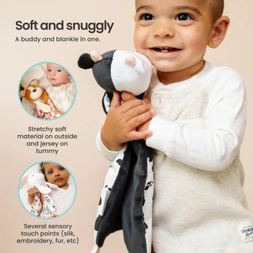 Copper Pearl Character Lovey Plush: Soft Cow Plush Baby Blankets, Baby Lovey And Cow Toy For Companionship And Entertainment - C
