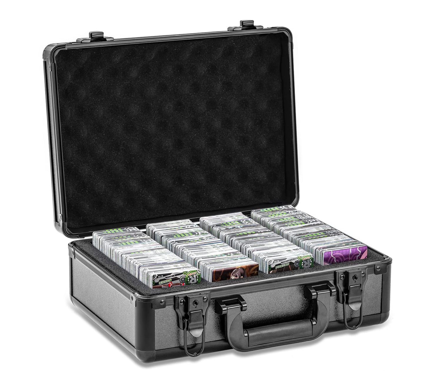 Game Trading Card Storage Case Compatible With Mtg, Football, Baseball, And More Card Games Fits Up To 2500 Loose Unsleeved Card
