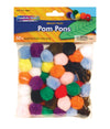 Creativity Street Bright Hues Pom Pons, 1-Inch, 50-Pack (AC8113-01)