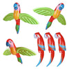 Sayaya 6 Pieces Inflatable Flying Parrot Inflatable Parrot Decorations For Tropical Party Gift Luau Decoration