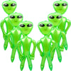 Cotiny 6 Pack Jumbo Inflatable Alien Inflatable Figures Inflate Alien Toys For Birthday Party Favors Alien Theme Halloween Party Decorations (Green)