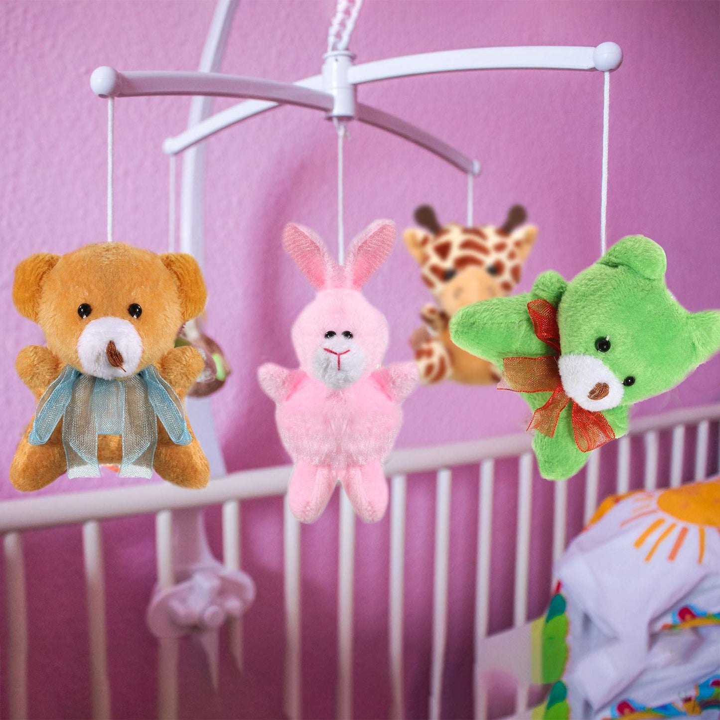 Skylety 32 Pcs Mini Animal Plush Toy Assortment Cute Small Safari Stuffed Toys Small Animals Keychain Decoration for Kids Back t