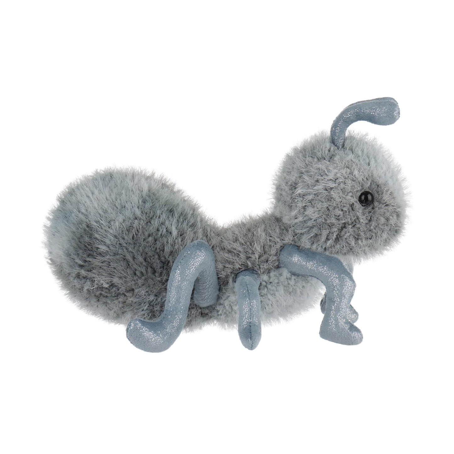 Apricot Lamb Ant Plush Stuffed Animals For Kids, Soft Cute Insect Plush Toys For Baby Girl And Boy, Fluffy Ant Blue 7.9 Inches