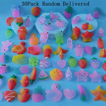 20 Pack Random Delivery Gradient Color Series Mochi Squishy,Kids Birthday Gift,Party Favors,Classroom Prizes,Goody Bag Stuffers