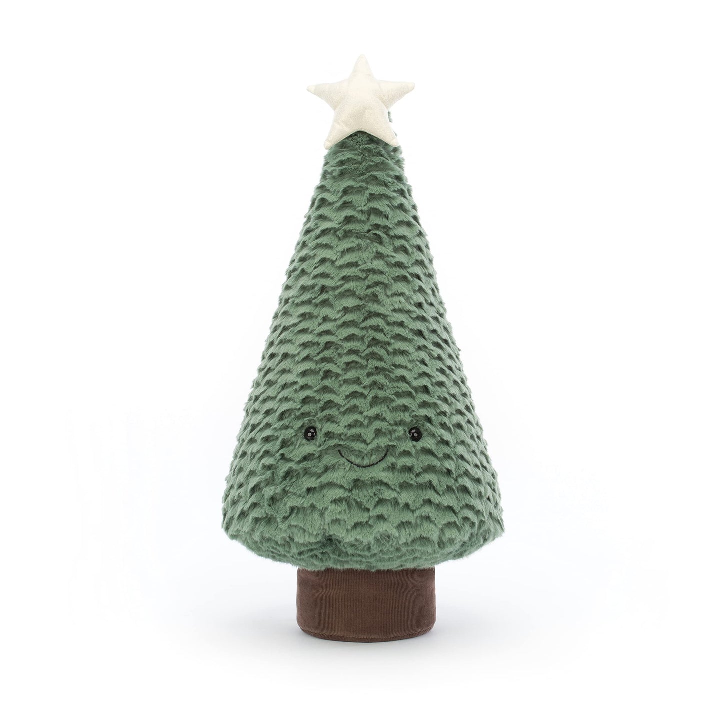 Jellycat Amuseables Blue Spruce Christmas Tree Stuffed Toy, Large 16.5 Inches - Holiday Plush D Cor