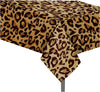 Leopard Table Covers Leopard Print Animal Skin Digital Tablecloth, 2 Pack 54 X 87 Inch Leopard Animal Print Plastic Tablecloth,