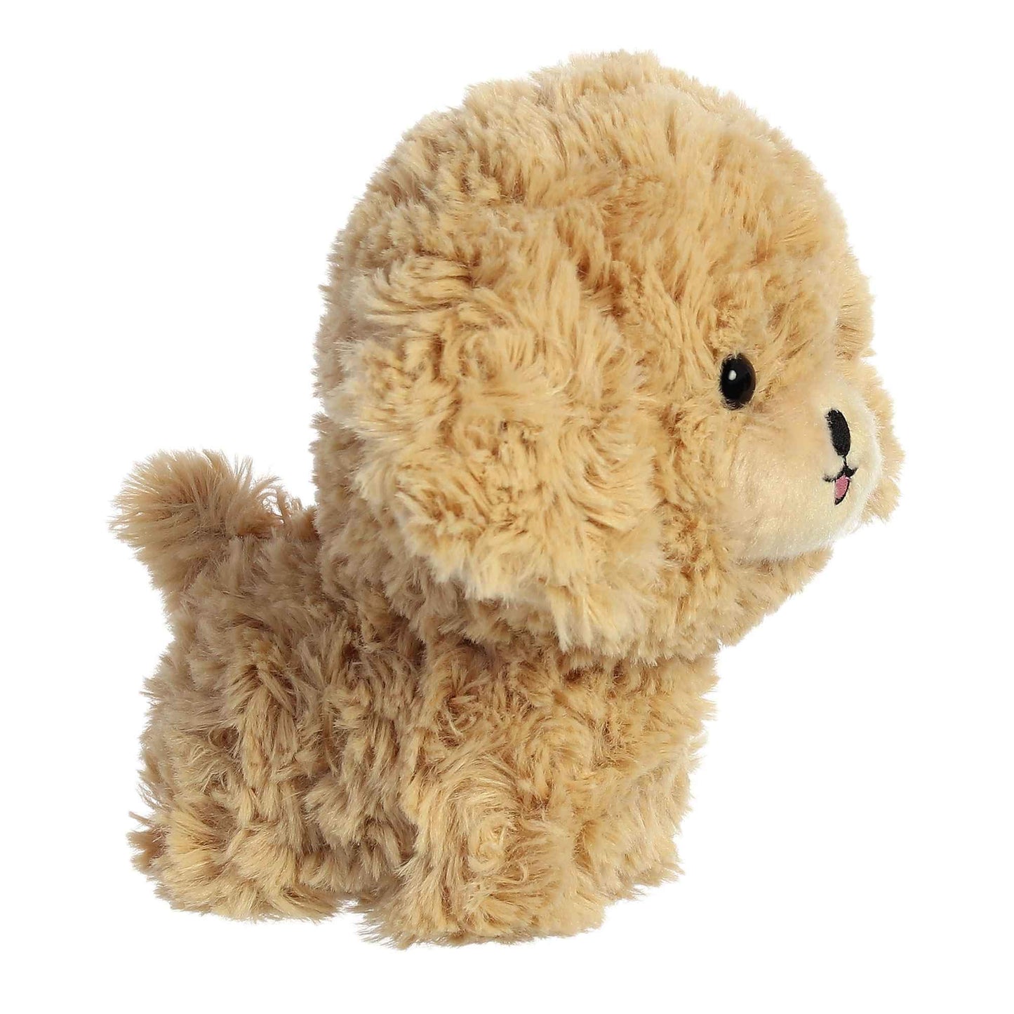 Aurora® Playful Teddy Pets™ Goldendoodle Stuffed Animal - Unique Design - Endless Play - Yellow 6.5 Inches