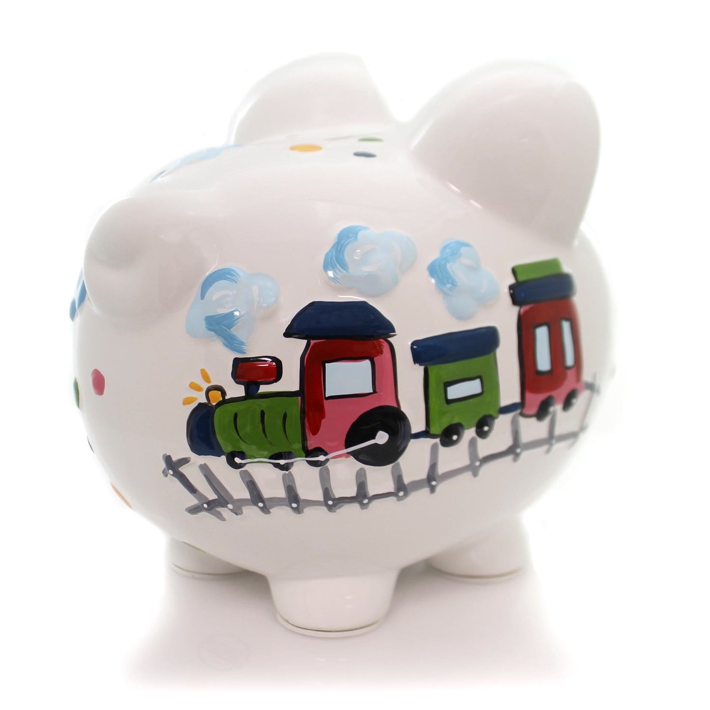 Child To Cherish Ceramic Piggy Bank For Boys, Train