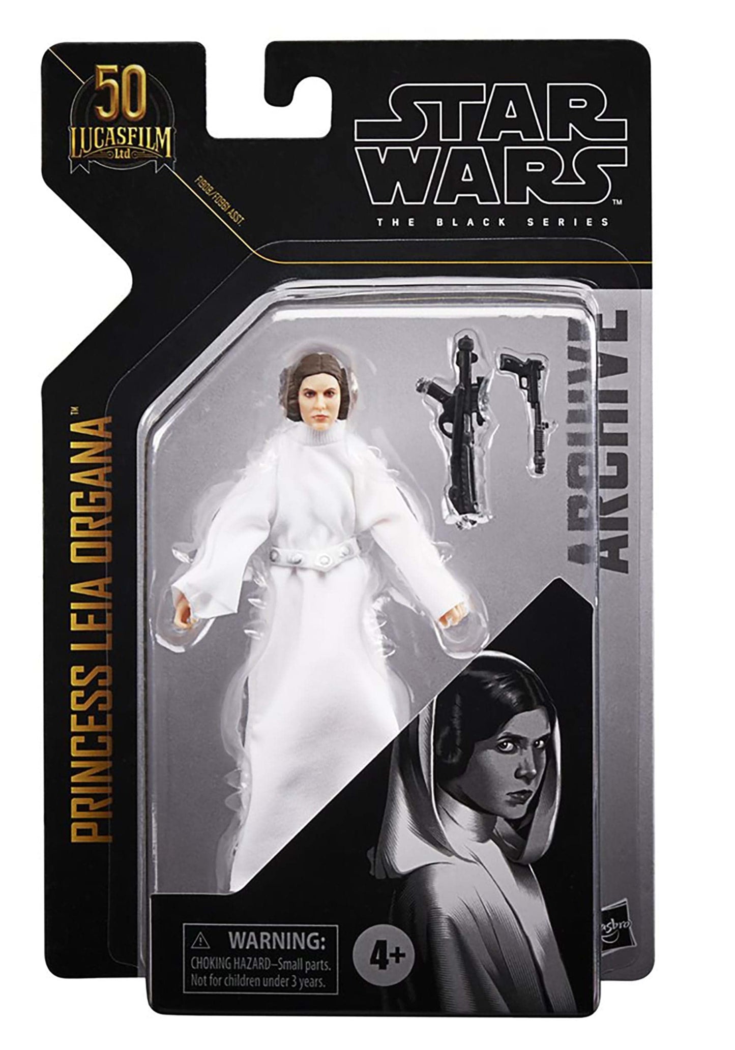 Star Wars The Black Series Archive Collection Princess Leia Organa 6-Inch-Scale A New Hope Lucasfilm 50Th Anniversary Figure,F1908