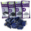 Wirejewelry Sodalite Rock Tumbler Refill Kit - 1.5 Lbs. of Sodalite Stone and 1 Batch of 4 Step Abrasive Grit and Polish