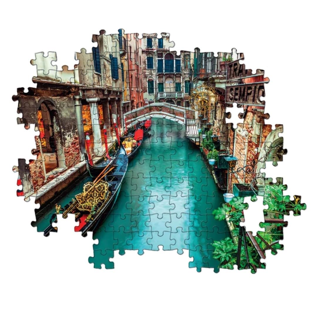 Clementoni Collection 39458 - Venice Canal Puzzle For Adults And Children - 1000 Pieces, Ages 10 Years Plus