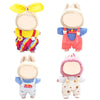 4 Pack-17 Cm Doll Clothes Clothes For Doll Cute Accessories For Fashion Dolls Clothing Girl Chic Style Set Elegant Dress Accesso