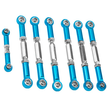 Vgoohobby Aluminum Adjustable Turnbuckles Rod Camber Links Steering Linkage Pull Rod Tie Rod Compatible With Traxxas 1/10 Slash