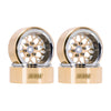INJORA ModuWheel 1.3'' Negative Offset Brass & Aluminum Beadlock Wheels for 1/18 1/24 RC Upgrade
