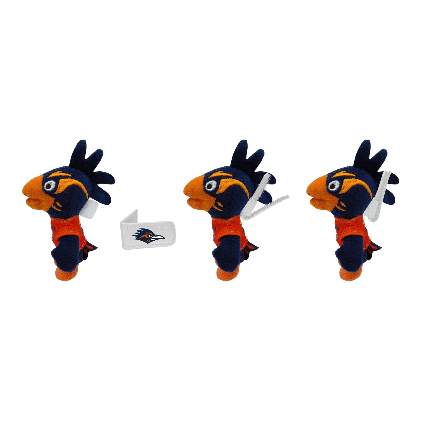 Bobbi-Dobbiez Attachable Plushie Utsa Rowdy Mascot Bobbi-Dobbiez Attachable Plushie