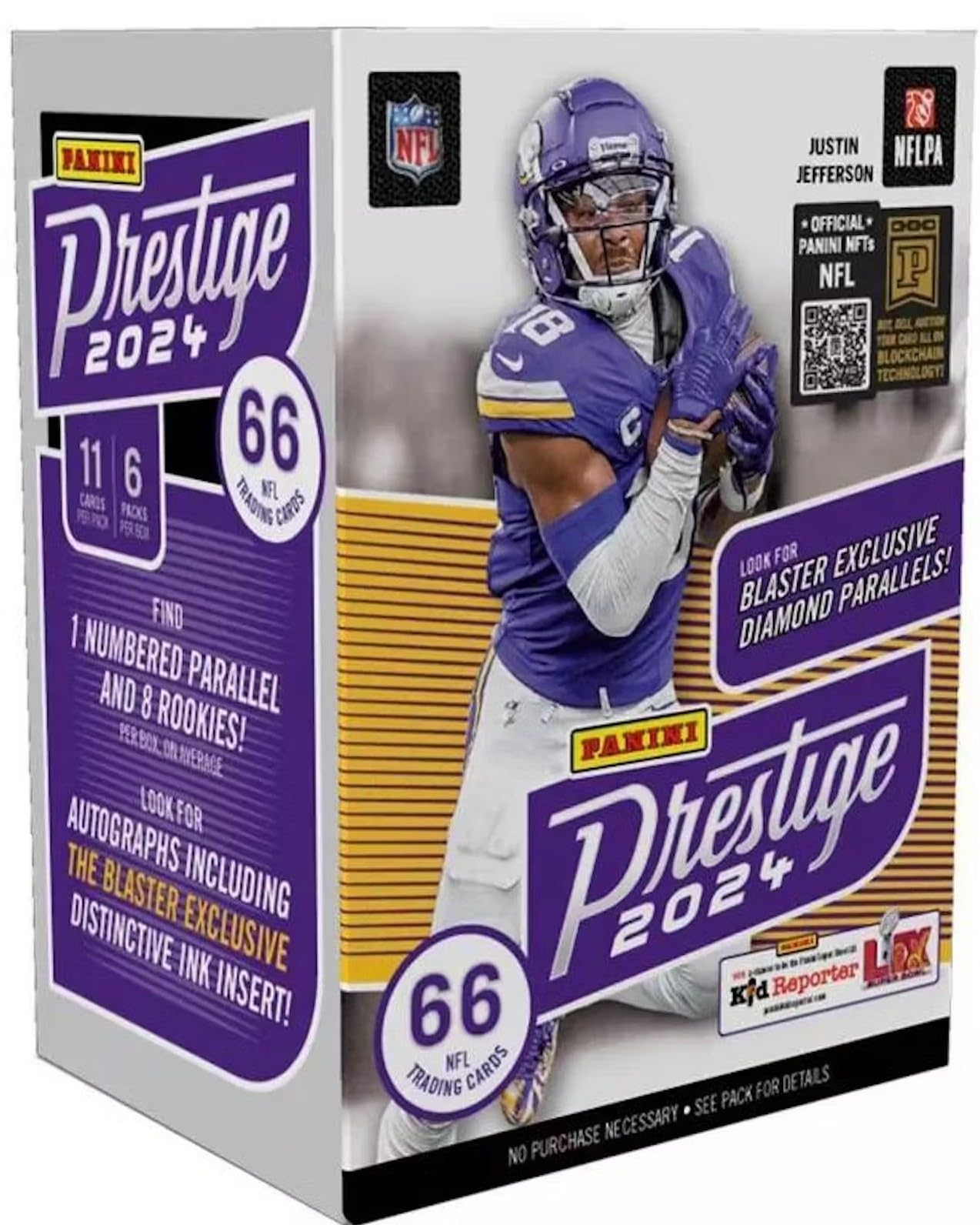 2024 Panini Prestige Football Trading Cards Blaster Box
