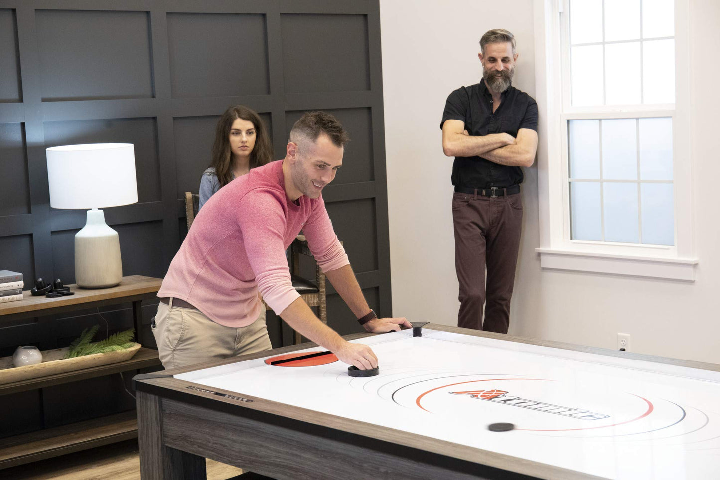 Atomic Northport 3-in-1 Dining Table with Air-Powered Hockey and Table Tennis