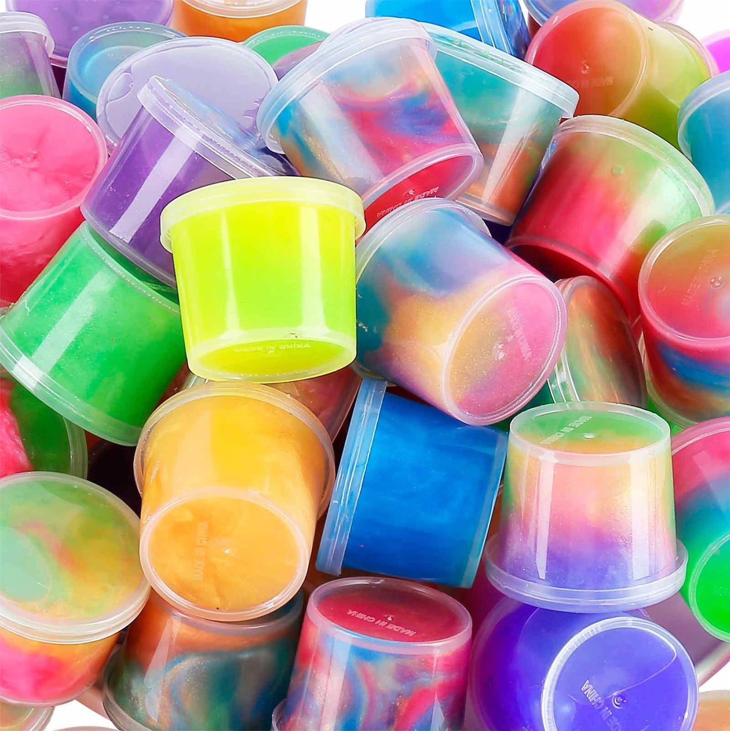 Imelitoy Galaxy Slime 48 Pack, Kids Slime Party Favors, Classroom Prize, Christmas Goodie Bag Stuffers, Valentine For Kids, Supe