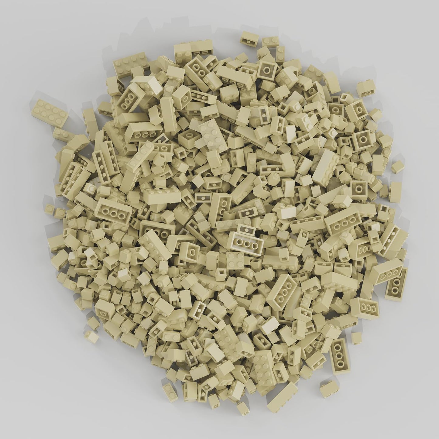 Webrick 300 Pcs Classic Building Bricks, Apricot Yellow Bulk Bricks,Compatible With Lego And Major Brands Parts And Pieces, Crea