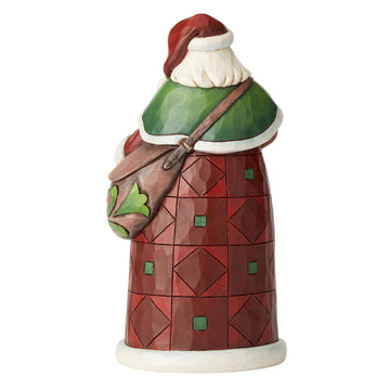 Heartwood Creek By Jim Shore Santa With Satchel Figurine