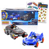 Sonic The Hedgehog Action Figure Set - 5 Shadow and Sonic All-Stars Pull Back Race Car Action Vehicles | Party Supplies Toy Bund