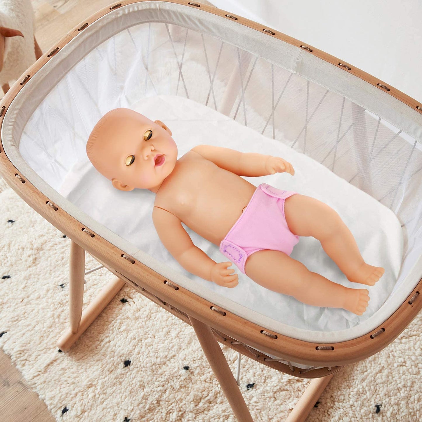 Zita Element 10 Pcs Baby Doll Diapers For 14-16 Inch Baby Dolls Clothes Accessories
