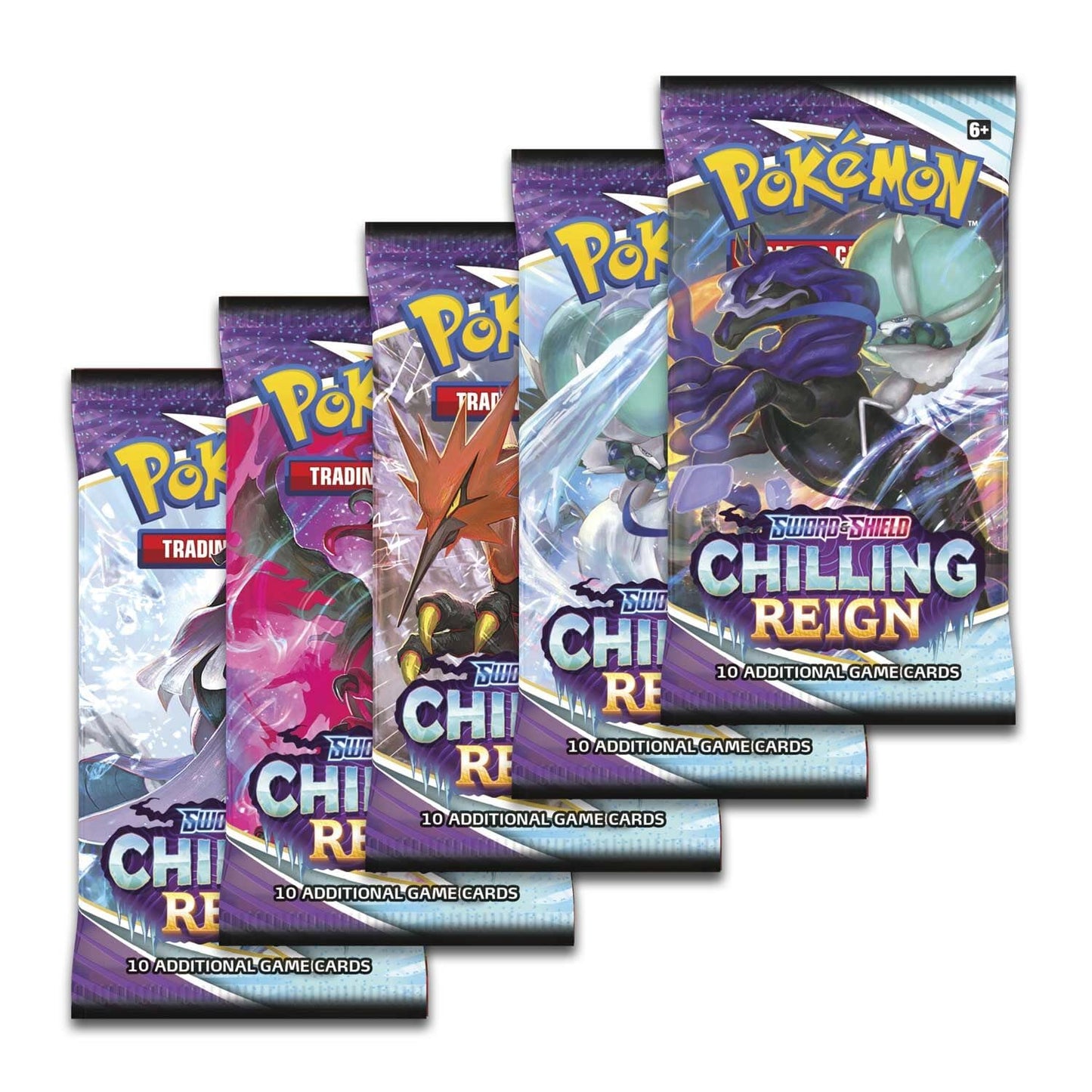 Pokemon decorative replica blade & Shield Chilling Reign Build and Battle Booster Kit