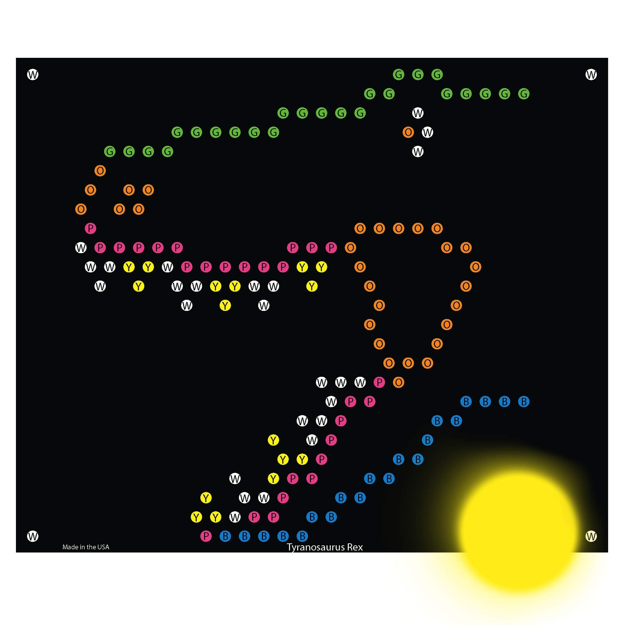 Illumipeg Dinosaurs Refill Templates For Basic Fun Lite Brite Ultimate