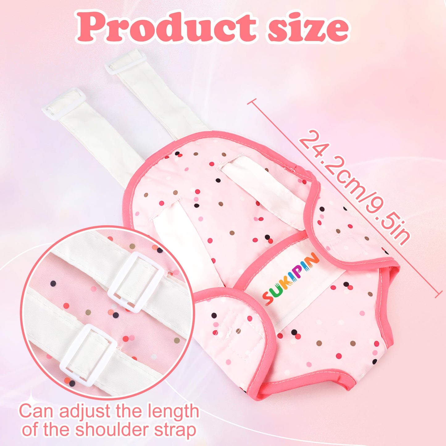 Sukipin Baby Doll Playsets For Girls, Baby Doll With Accessories Set For Girls 3-5, Baby Doll Set For 3 4 5 Year Old Girls Gifts