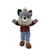 Playtime by Eimmie Soft Baby Doll Walter The Wolf - 14 Plush Rag Doll with Embroidered Features for Girls, Boys, Toddlers & Infa