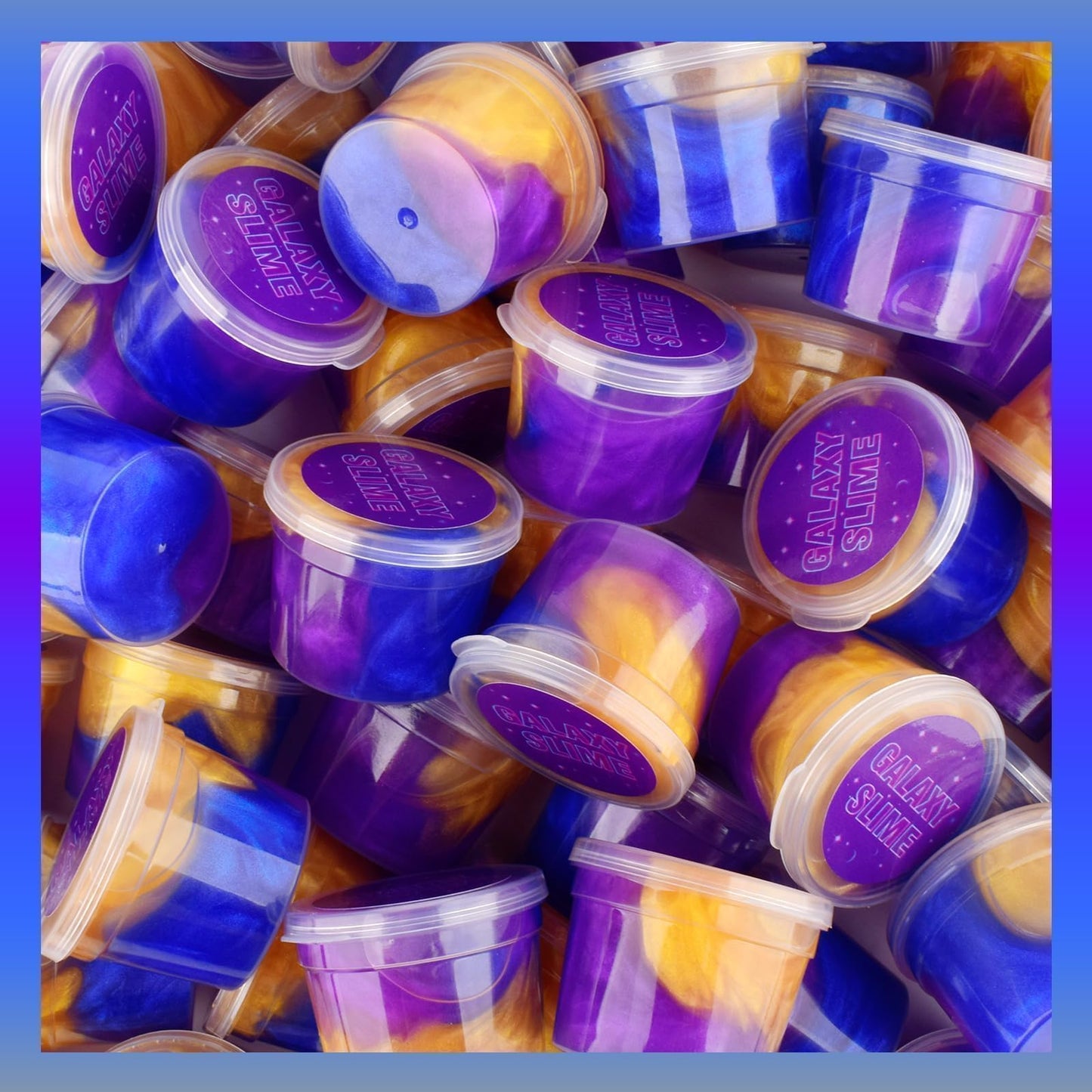 Valentine'S Day Slime 88 Pack Galaxy Slime Kit, Slime Party Favors For Kids, Non Sticky, Soft Sludge Toy Mini Clear Slime Bulk F