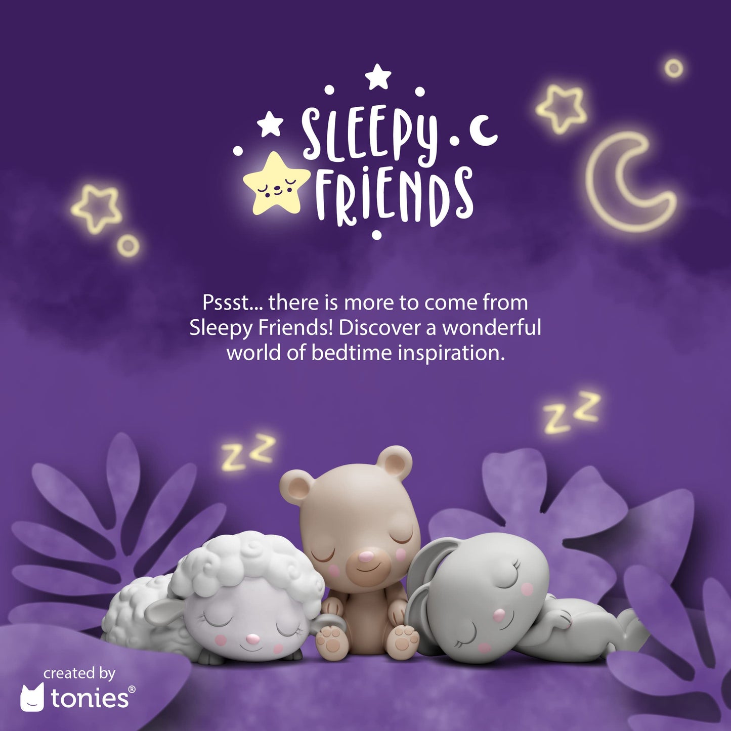 Tonies Sleepy Friends: Classical Music Audio Toy Figurine Featuring Sleepy Rabbit