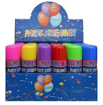 Unbranded 5 Cans Goofy Crazy Prank Party Spray Streamer Wedding Supplies Favors