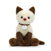 Plushland Realistic Stuffed Cat and Dog Plush PuppyStuffed Animals Plush Toys Collar Realistic enhanced Pawpal Stuffed Puppy Cats and Dogs Toy for Boys and Girls 8 Inches (Siamese Kitty with Collar)
