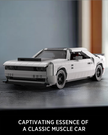 Nifeliz Demon Muscle Car Model Set, Iconic Building Toy Model For Adults, Ideal Display Set For Gift-Giving To Muscle Car Fans (1225 Pcs, Nf10284)