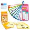 Limque 1-12 Math Flash Cards With 6 Dry Erase Pens, 15Pcs Big Subtraction Flash Cards + 36 Pcs Random Double-Sided Subtraction P